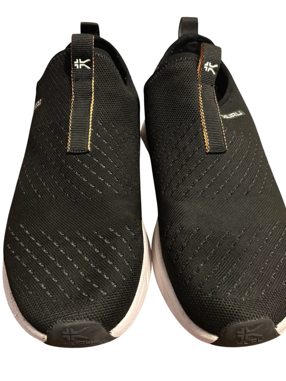 Women's Kuru Shoes Size 11 Black Slip On Atom KuruCloud Orthopedic Sneaker